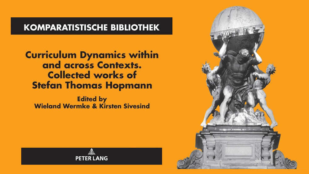 Book cover featuring the names of the authors and an illustration of a statue holding up a globe.