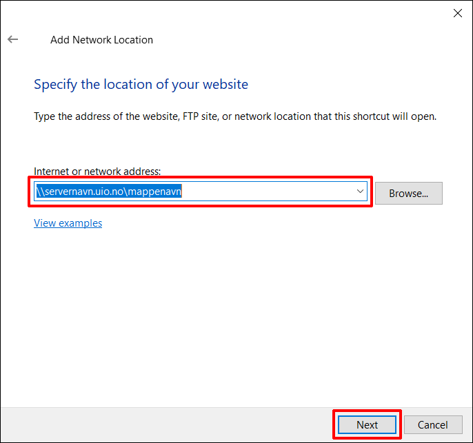 Illustrasjon (Specify the location of your website).