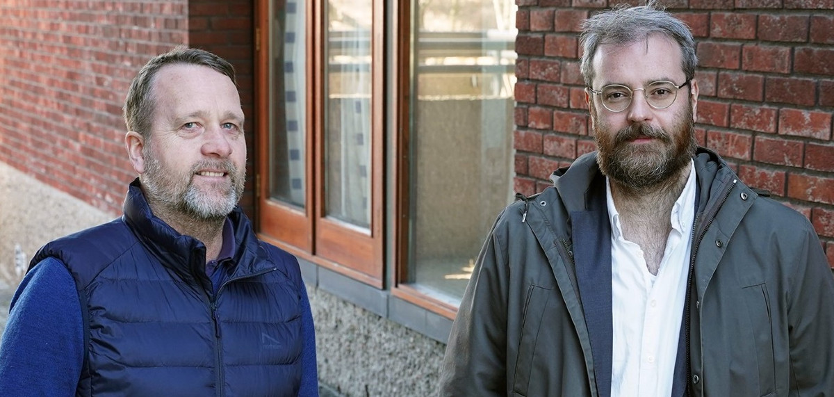 Henrik Ræder og Rolf Vegar Olsen. Foto.