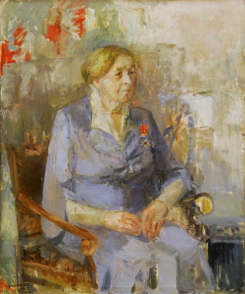 Bilde av et maleri av Helga Eng