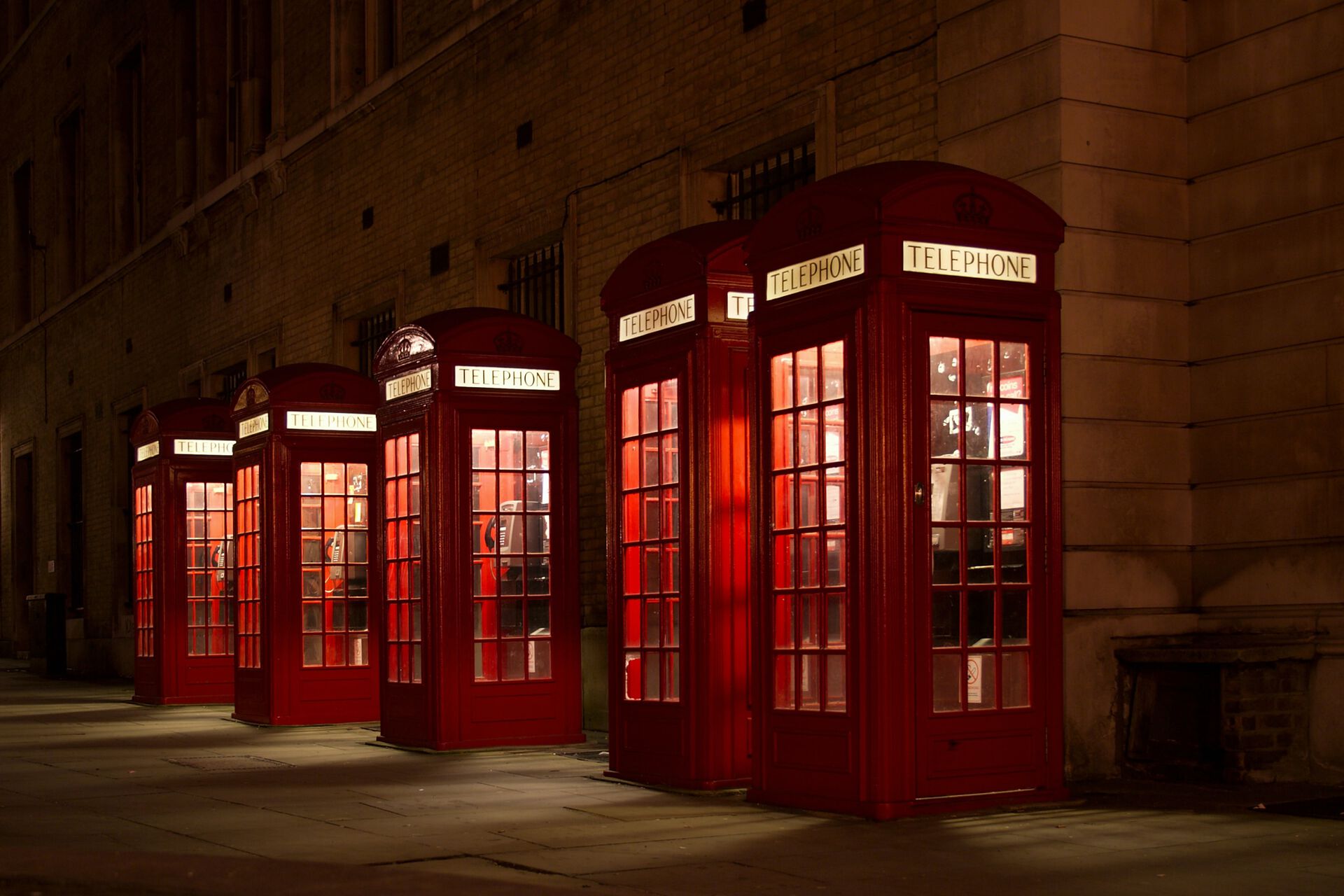 Image may contain: Telephone booth, Building, Fixture, Tints and shades, Rectangle.