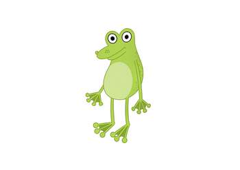 Bildet kan inneholde: virveldyr, frosk, ekte frosk, amfibier, karikatur.