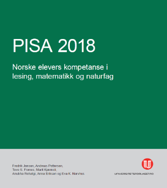 Bildet viser forsiden til kortrapporten for PISA 2018.
