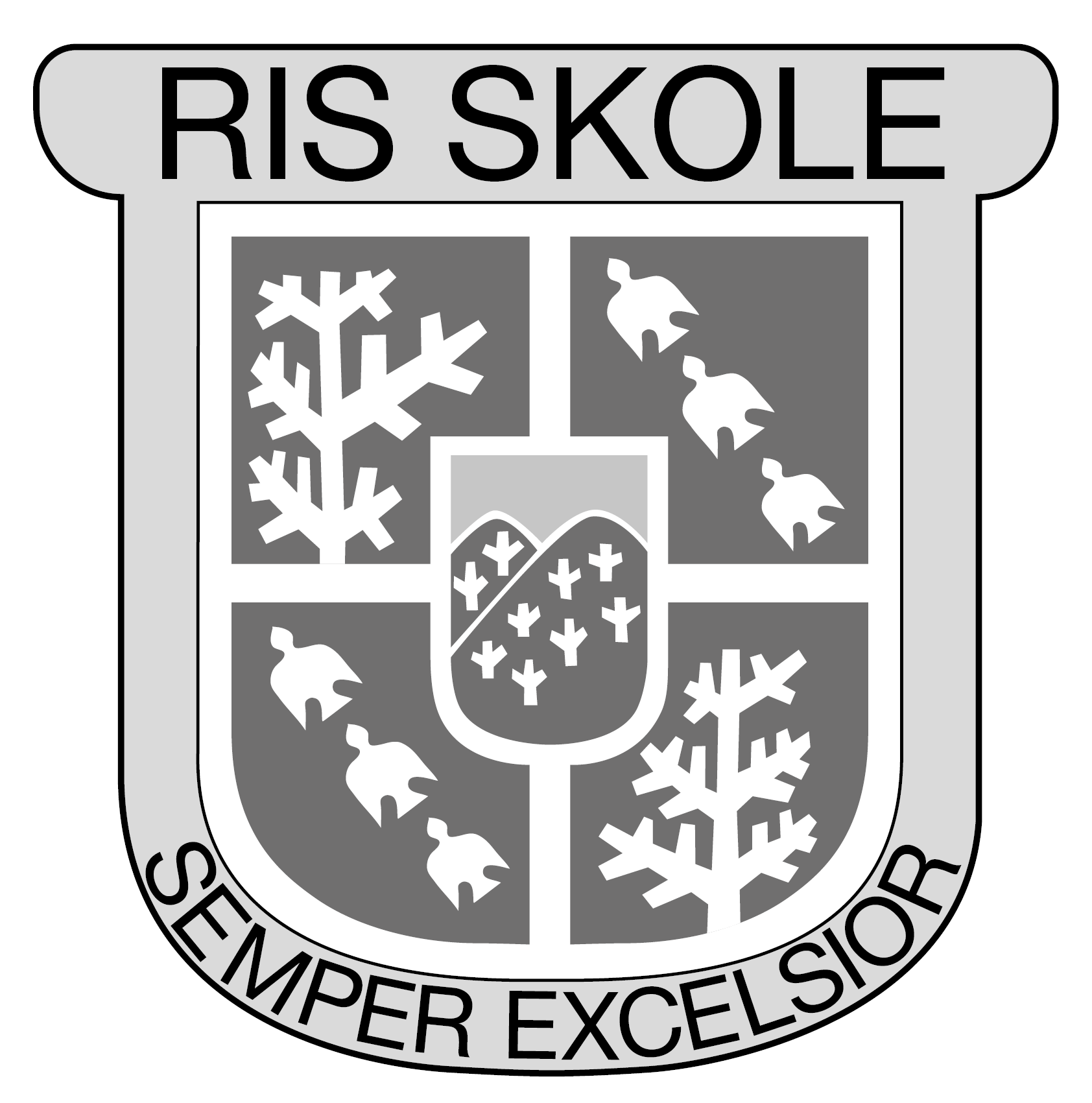 Ris skole logo