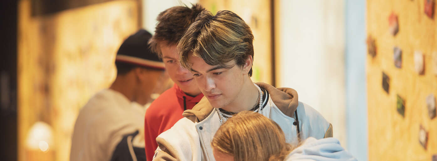 Students at The Climate House. Illustration photo.