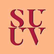 Logo til studentutvalget ved UV. Forkortelse SUUV