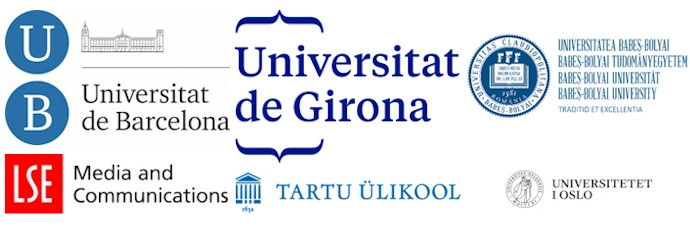 Logos for the six partner universities that are named in the next.
